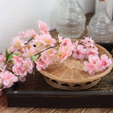 4 Bushes | 40inch Tall Pink Artificial Silk Cherry Blossom Flowers, Branches