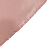 90" Dusty Rose Satin Round Tablecloth