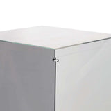 Silver Mirror Box, Pedestal Risers, Acrylic Box