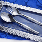 10inch Silver Large Serving Forks, Heavy Duty Plastic Serving Forks