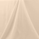 90x156inch Beige Seamless Premium Polyester Rectangular Tablecloth - 220GSM#whtbkgd