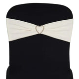 5pc x Chair Sash Spandex - Ivory