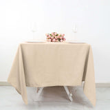 Nude Polyester Square Tablecloth 70"x70"