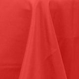 60"x102" Red Premium Polyester Rectangular Tablecloth - 220GSM#whtbkgd