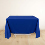 70" Royal Blue Premium Scuba Wrinkle Free Square Tablecloth, Scuba Polyester Tablecloth