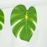 10ft Warm White LED Artificial Tropical Palm Leaf Vine String Lights