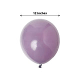 25 Pack | 12Inch Matte Pastel Violet Amethyst Helium/Air Latex Party Balloons