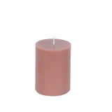 12-Pack 3x4inch Unscented Dripless Pillar Candles – Dusty Rose Long-Burning Wax Candles#whtbkgd_99