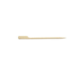 100 Pack | 6inch Eco Friendly Paddle Shaped Bamboo Skewers Cocktail Picks