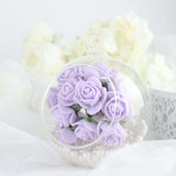 48 Roses | 1inch Lavender Lilac Real Touch Artificial DIY Foam Rose Flowers