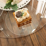 29inch Tall 12-Arm Tiered Clear Acrylic Cupcake Serving Rack