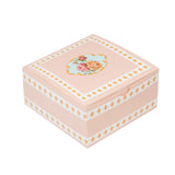 25-Pack Vintage Rose Floral Gift Boxes – Dusty Rose Cardstock Favor Boxes for Cookies#whtbkgd