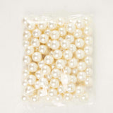 120 Pack | 20mm Glossy Ivory Faux Craft Pearl Beads & Vase Filler