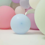 10 Pack | 18inch Matte Pastel Ice Blue Helium or Air Latex Party Balloons