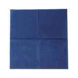 50 Pack Navy Blue Soft 2-Ply Disposable Cocktail Napkins, Paper Beverage Napkins 18 GSM