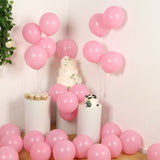 50 Pack Matte Pastel Pink Biodegradable Balloons 12inch, Round Eco-friendly