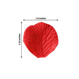 500 Pack | Red Silk Rose Petals Table Confetti or Floor Scatters