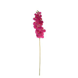 2 Stems | 40inch Tall Fuchsia Artificial Silk Orchid Flower Bouquets