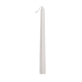 12 Pack | Metallic Pearl White 10inch Premium Wax Taper Candles, Unscented Candles