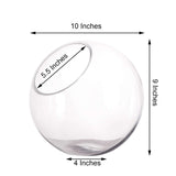 Bubble Vase, Globe Vase, Glass Flower Vase, Sphere Vase