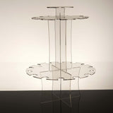 Acrylic Champagne Glasses Flutes Display Stand, Wine Glass Rack Tower