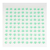 Apple Green Star Shape Stick-On Diamond Rhinestone Stickers, DIY Self Adhesive Craft Gems#whtbkgd