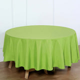 90" Apple Green Polyester Round Tablecloth