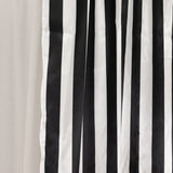 Black White Striped Satin Backdrop Curtain Drapery, Glossy Event Photography Background Room Divider