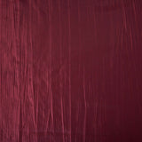 90x132Inch Burgundy Accordion Crinkle Taffeta Rectangular Tablecloth#whtbkgd