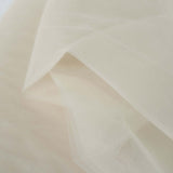 108inch x50 Yards Beige Tulle Fabric Bolt, Sheer Fabric Spool Roll For Crafts