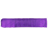 54inch x 10 Yards Purple Accordion Crinkle Taffeta Fabric Bolt