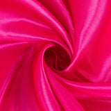 132inch Fuchsia Seamless Satin Round Tablecloth for 6 Foot Table With Floor-Length Drop#whtbkgd