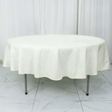 90" Ivory Premium Polyester Round Tablecloth - 220GSM