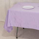 60"x102" Lavender Lilac Lamour Satin Rectangle Tablecloth