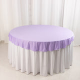 Premium Scuba Round 70" Tablecloth Lavender - Wrinkle Free & Stain Resistant Table Cover