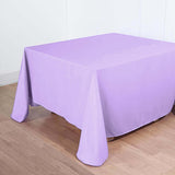 Lavender Lilac Polyester Square Tablecloth 90Inch