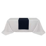 Wide Premium Polyester 24"x72" Table Runner Navy Blue - Sublimation Printable Banner