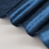 72x72Inch Navy Blue Premium Velvet Table Overlay, Square Tablecloth Topper
