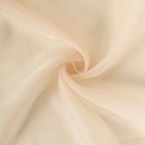 10ftx20ft Nude Sheer Durable Flame Resistant Ceiling Drape Curtain Panels#whtbkgd