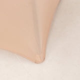 Nude Highboy Spandex Cocktail Table Cover, Fitted Stretch Tablecloth