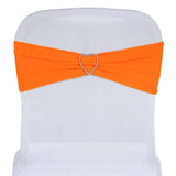 5pc x Chair Sash Spandex - Orange