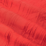 54inch x 10 Yards Red Accordion Crinkle Taffeta Fabric Bolt