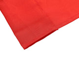 2 Pack Red Polyester Event Curtain Drapes, 10ftx8ft Backdrop Event Panels With Rod Pockets 130 GSM