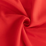 132inch Red 200 GSM Seamless Premium Polyester Round Tablecloth