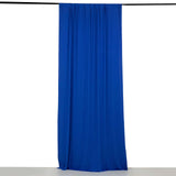 Royal Blue 4-Way Stretch Spandex Photography Backdrop Curtain with Rod Pockets