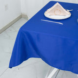 54"x54" Royal Blue Premium Polyester Square Table Overlay - 220GSM