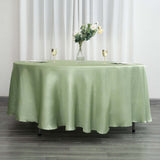 108" Sage Green Satin Round Tablecloth