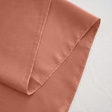 60"x102" Terracotta (Rust) Smooth Satin Rectangular Tablecloth