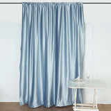 8ft Dusty Blue Premium Velvet Backdrop Stand Curtain Panel, Drape