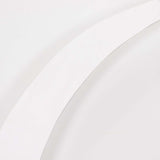 Set of 2 White Spandex Half Crescent Moon Backdrop Stand Covers, Wedding Arch Cover